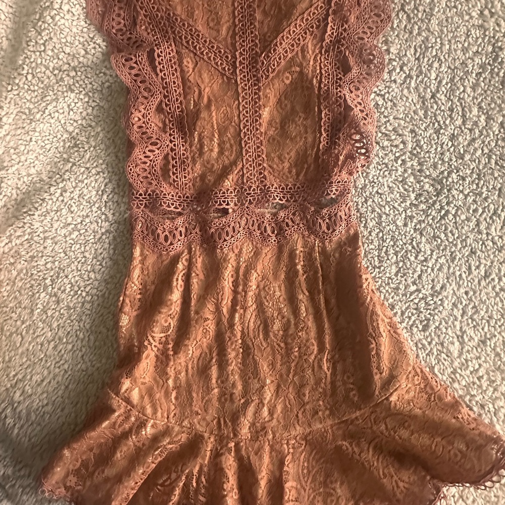 Elegant Lace Mini Dress